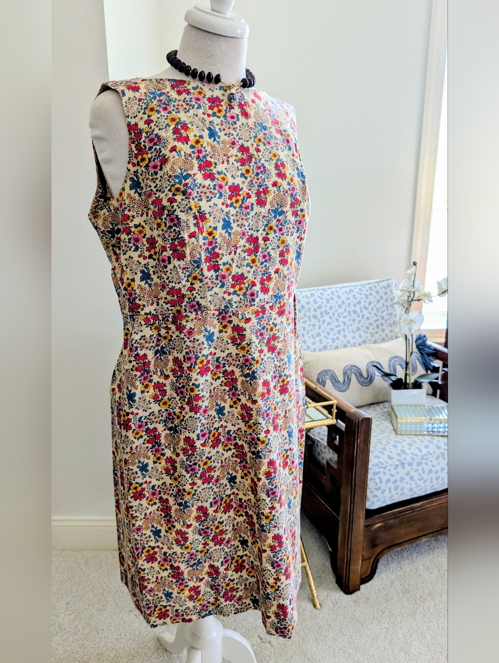 Vintage Shift Floral Dress